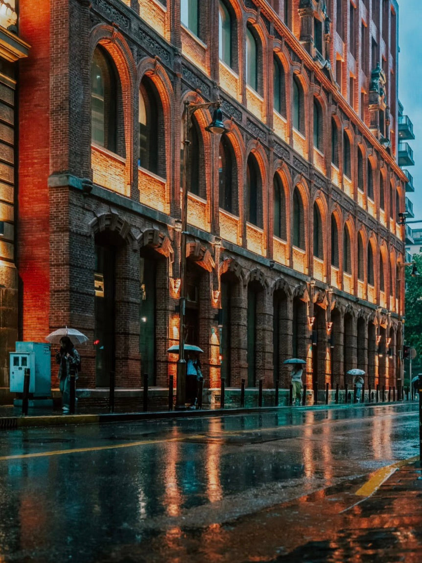 Shanghai Rainscape Chronicles: An Enchanted June Citywalk