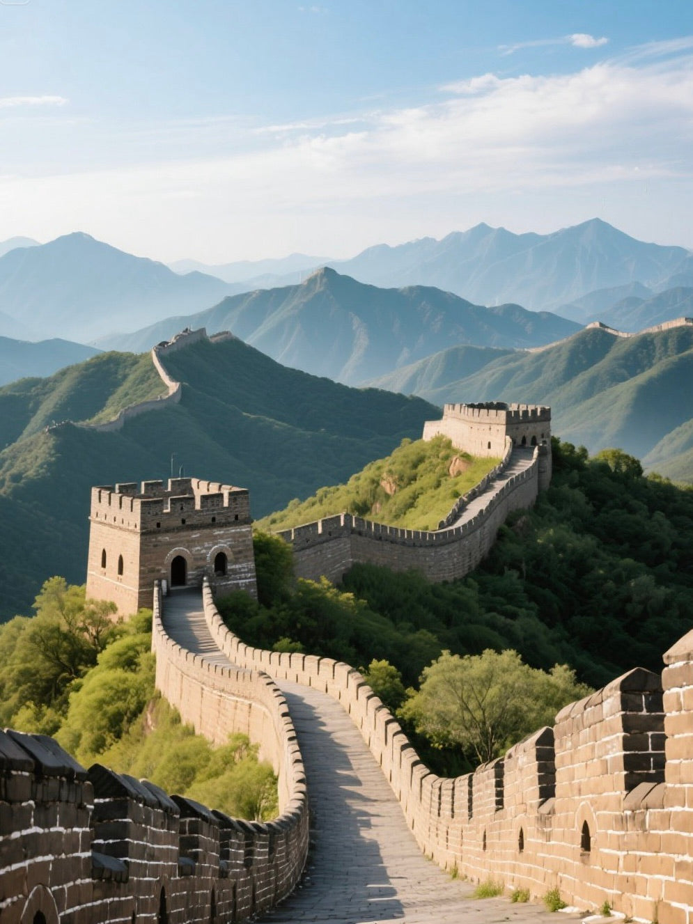 The Great Wall: Where Dragons Dance on Mountain Ridges