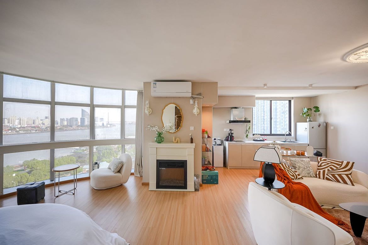 Shanghai Hills & Panorama River Suite Close to Metro Line 4-3