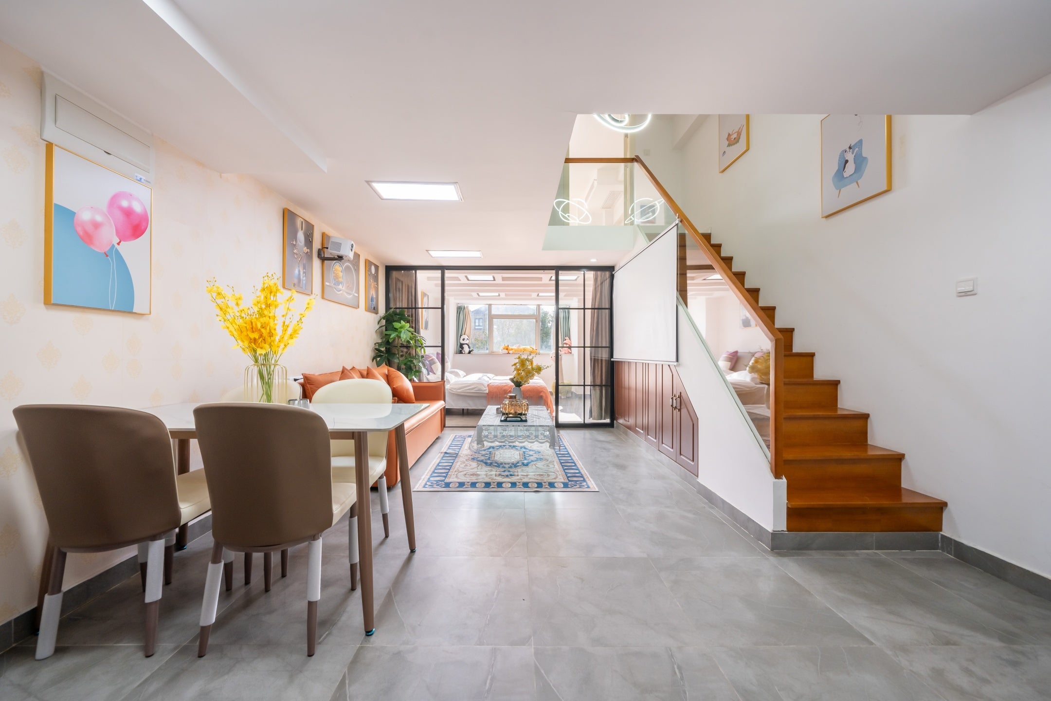 Shanghai Hills & Freshly Home Loft Retreat with 17&2 Line Access near NECC-13