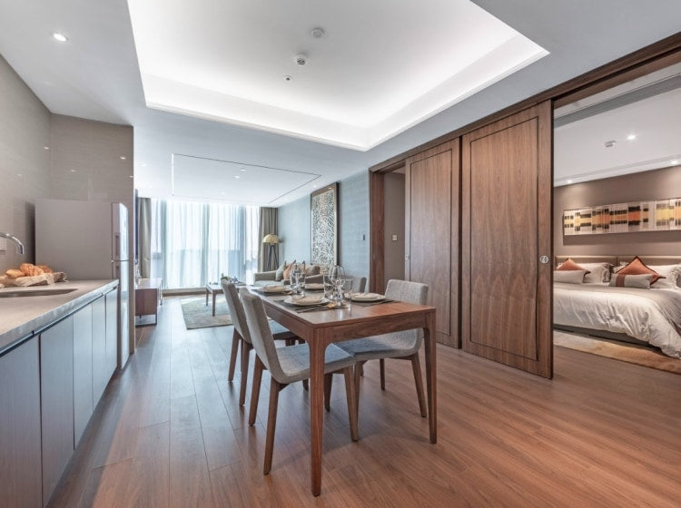 Fangyu Service Apartment  Deluxe One-Bedroom Suite, Shanghai Zhongjun Plaza